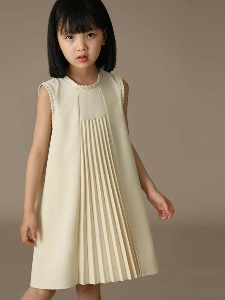 Váy Suông Dập Li Cho Bé Poopi Vải Cotton Mịn P0804